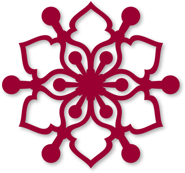 Heart Snowflake Clipart (800x600), Png Download