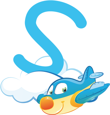 S Clouds Wall Adhesive Letter Clipart (700x700), Png Download