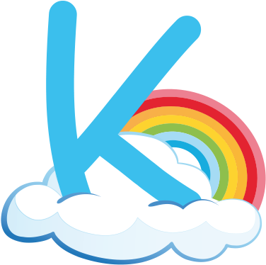 K Clouds Wall Adhesive Letter Clipart (700x700), Png Download