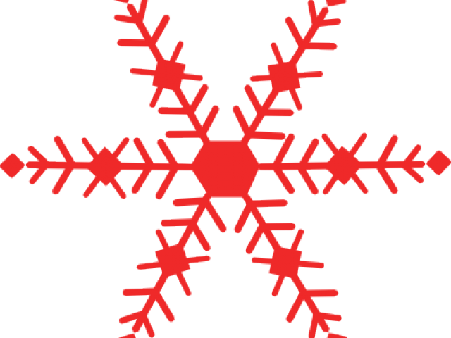 Snowflakes Clipart Deer - Png Download (640x480), Png Download