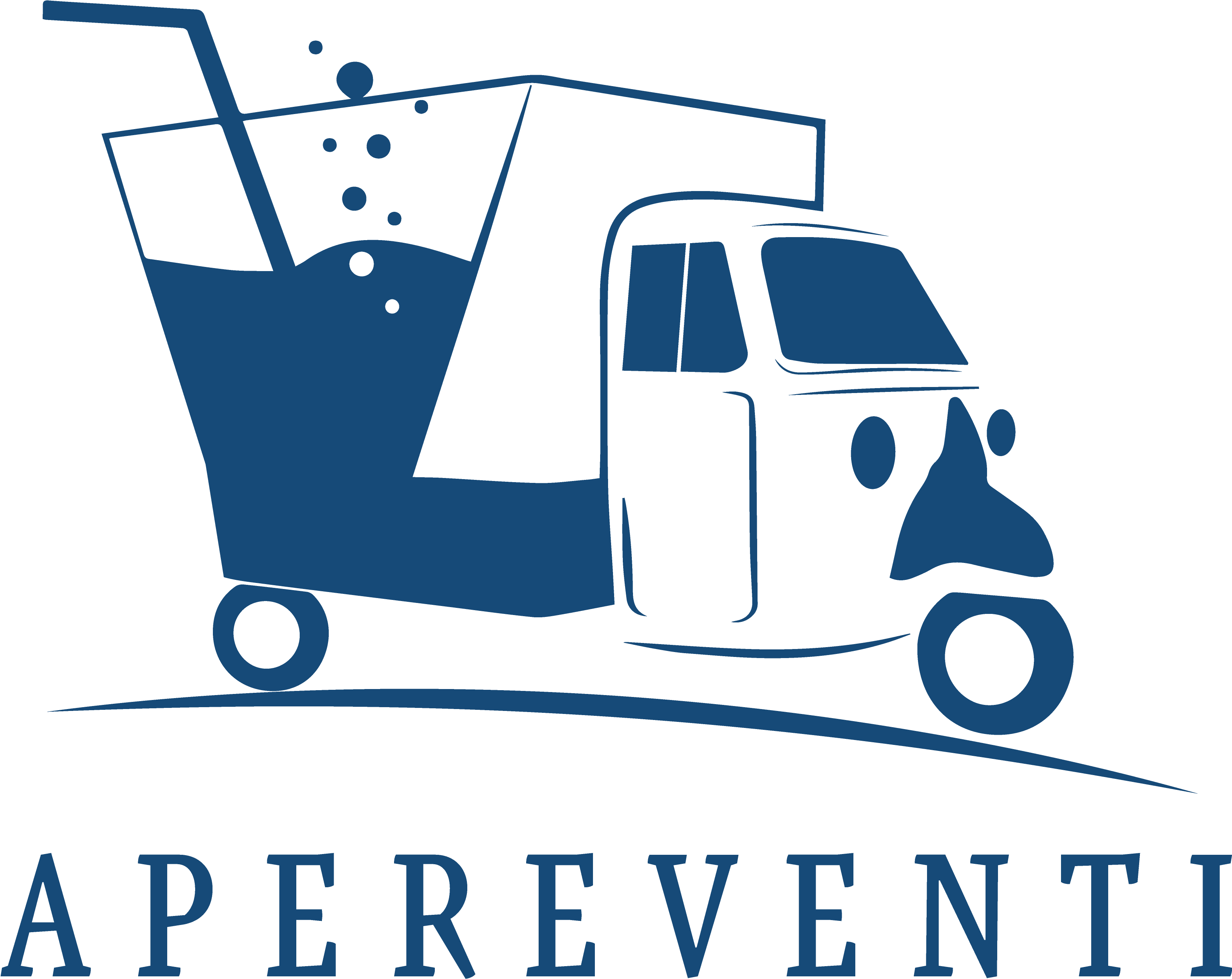 Ape Cucina, Ape Pizza E Ape Bar Clipart (3725x3097), Png Download