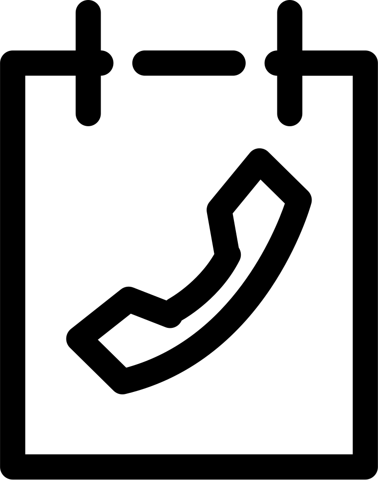 Address Book Comments Clipart (774x981), Png Download