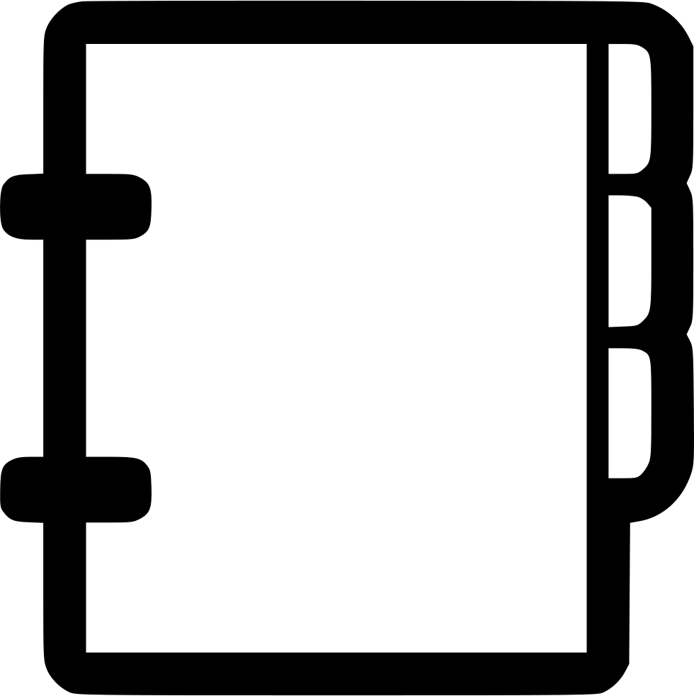 Address Book Comments Clipart (980x982), Png Download
