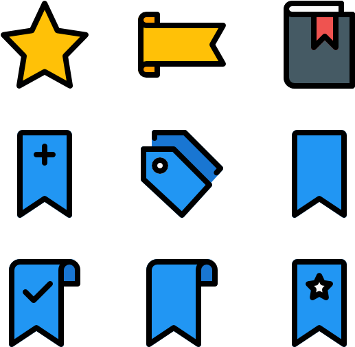 Bookmarks And Tags Clipart (600x564), Png Download