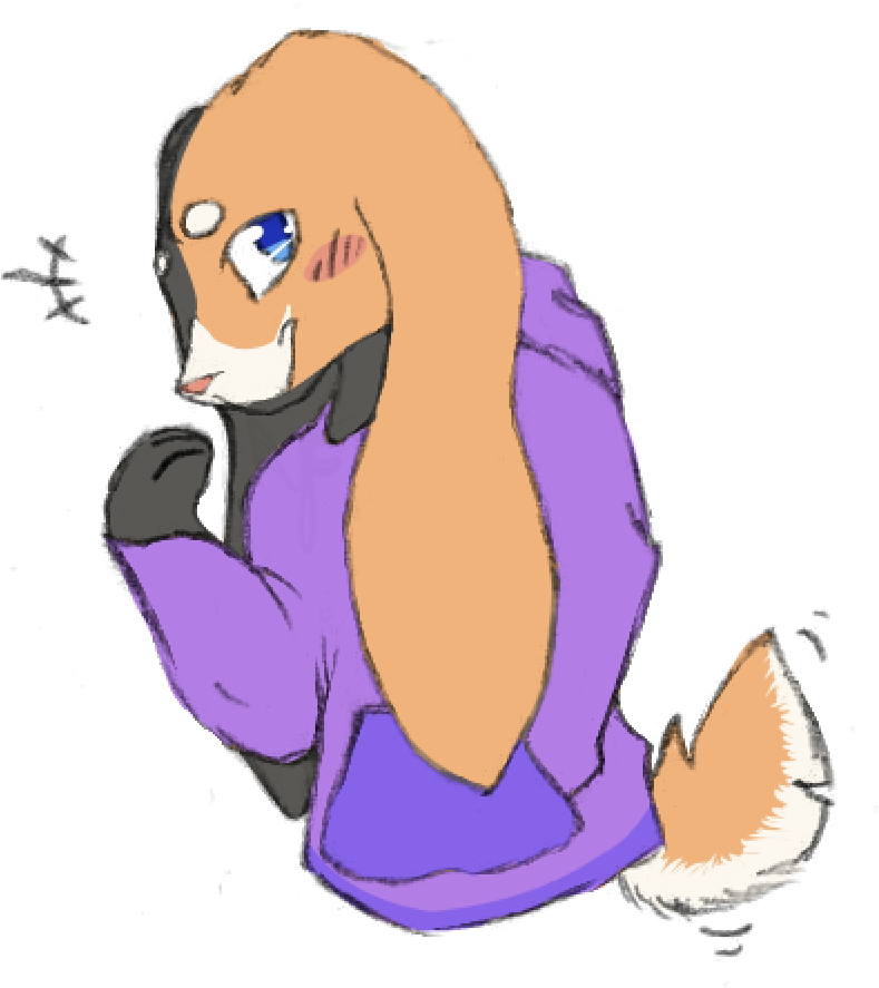 @enderquus You Made Buppy Look So Cute You're Awesome Clipart (800x900), Png Download