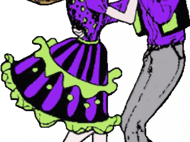 Cowboy Clipart Square Dancing - Png Download (640x480), Png Download