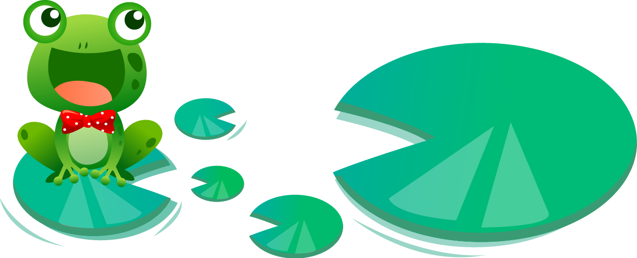 Cartoon Clip Art Frog Transprent Png Free Transparent Png (1251x507), Png Download