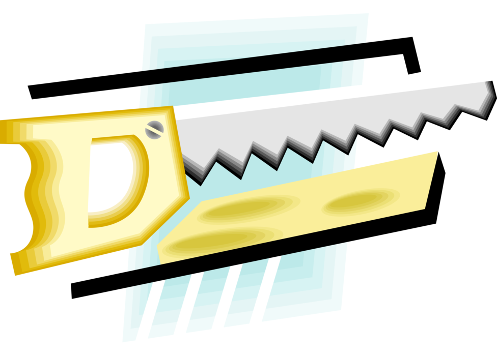 Vector Illustration Of Carpentry And Woodworking Hand Clipart (976x700), Png Download