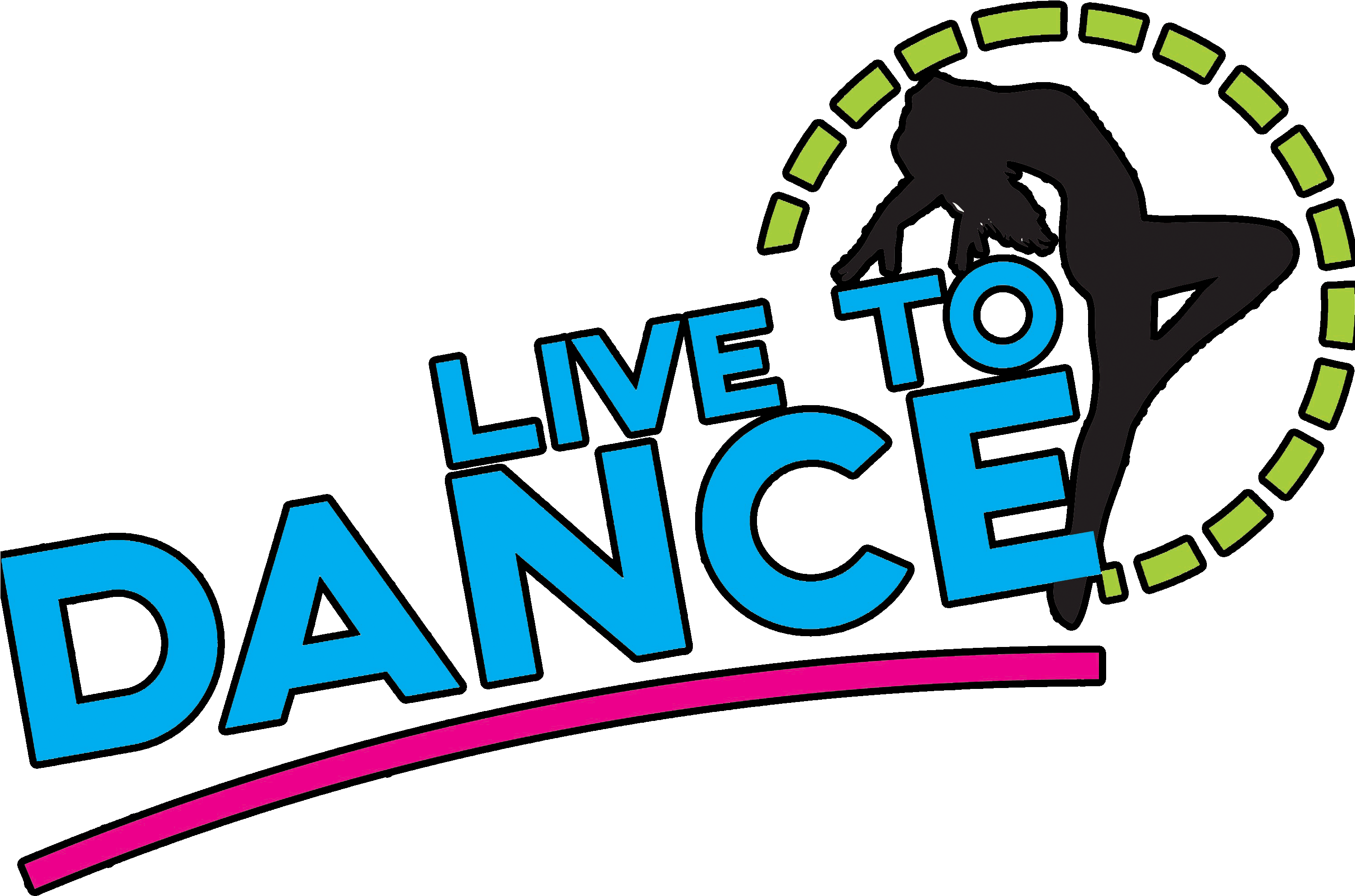Live To Dance Clipart (2999x2059), Png Download