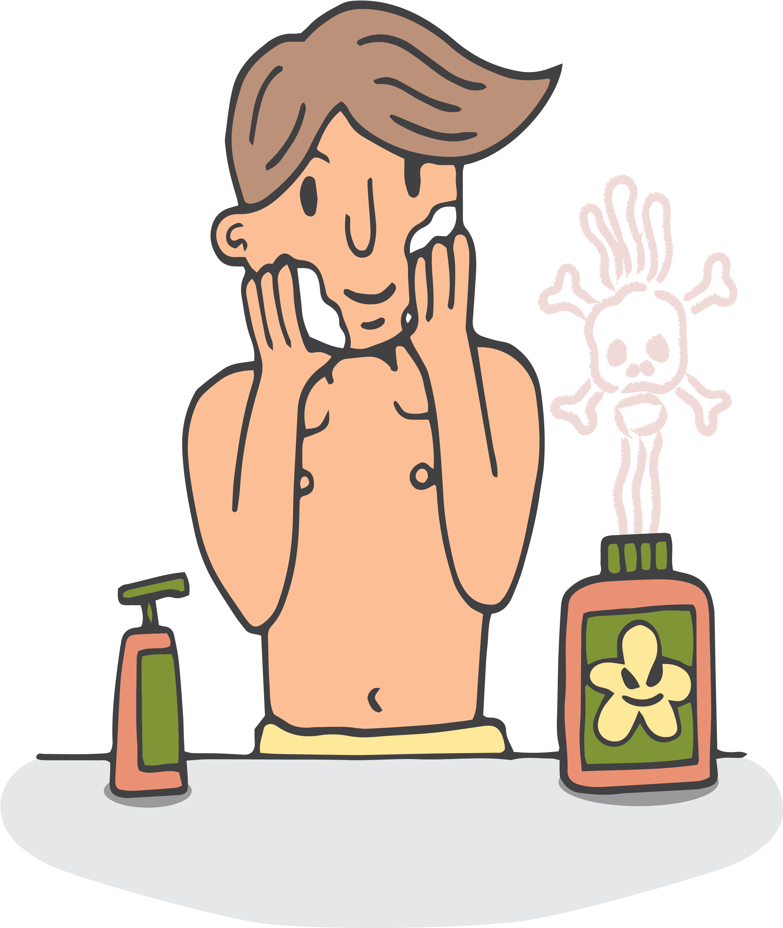 Get The Skinny On Sensitive Skin And Clipart (4167x4167), Png Download