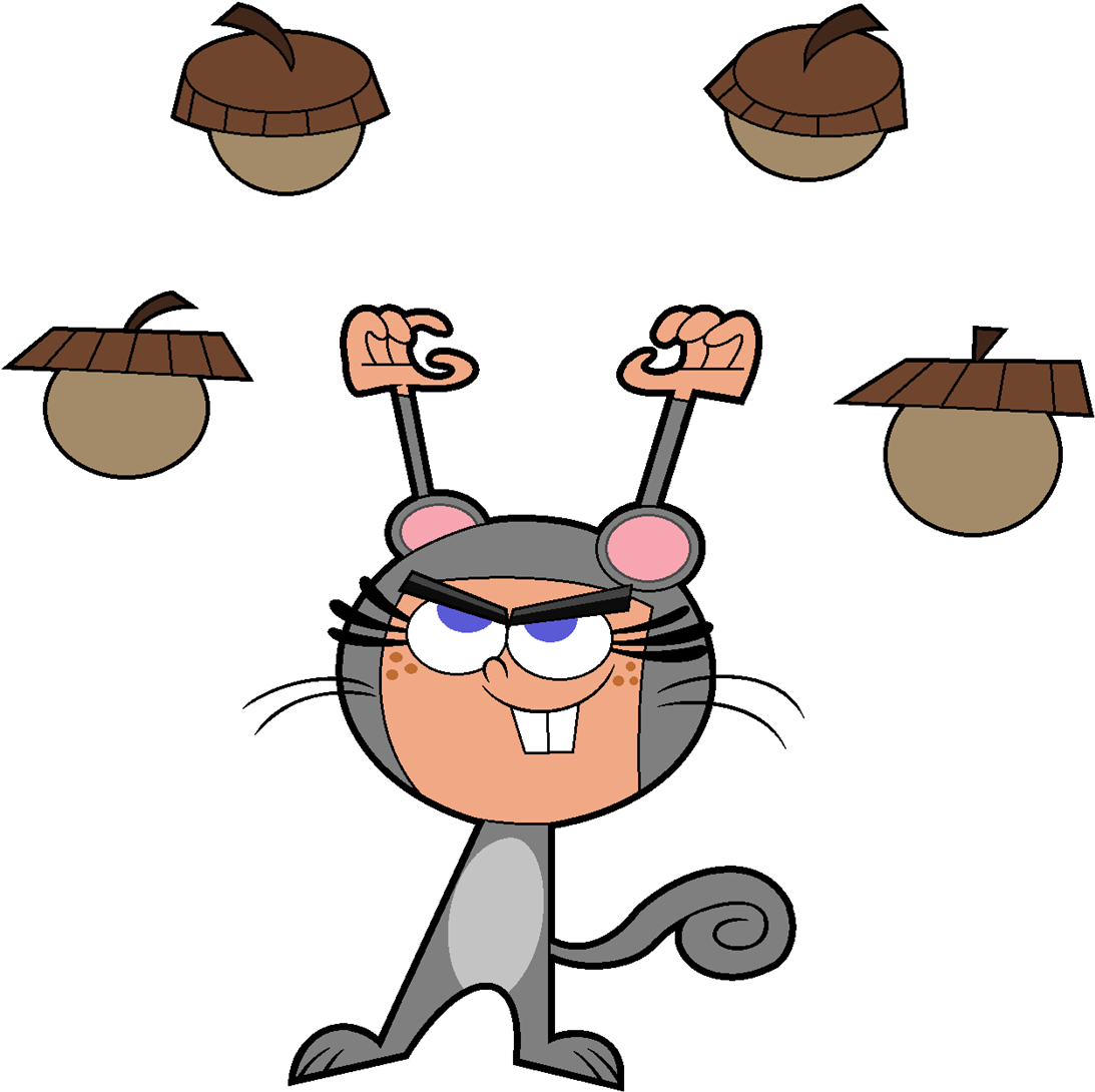 Image Squirrelly Chloe Stock Png Fairly Odd Clipart (1124x1127), Png Download