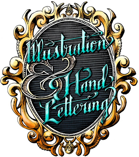 Omecca Illustration And Hand Lettering Clipart (578x648), Png Download