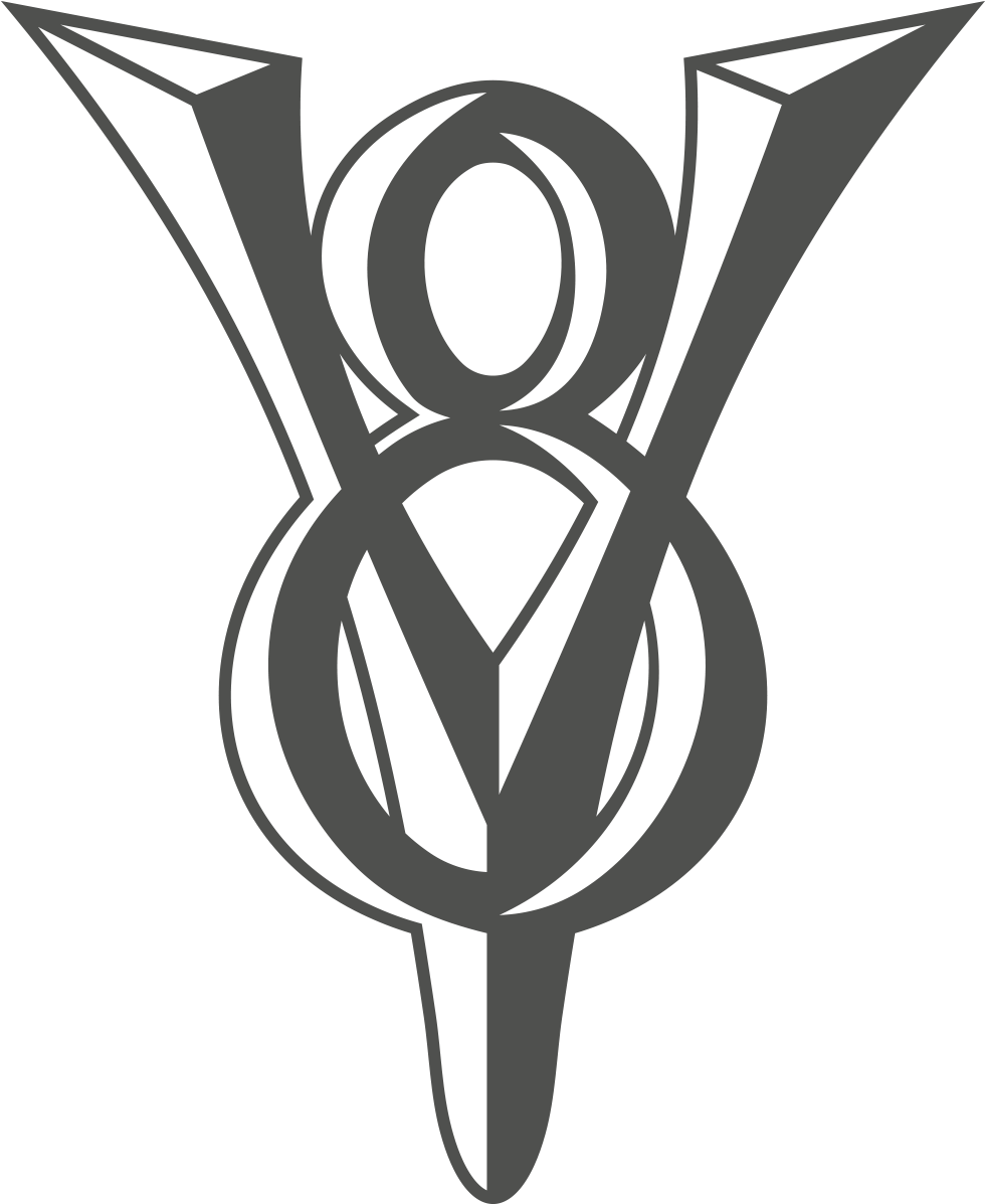 Vintage V8 Emblem Decal Clipart (1500x1196), Png Download