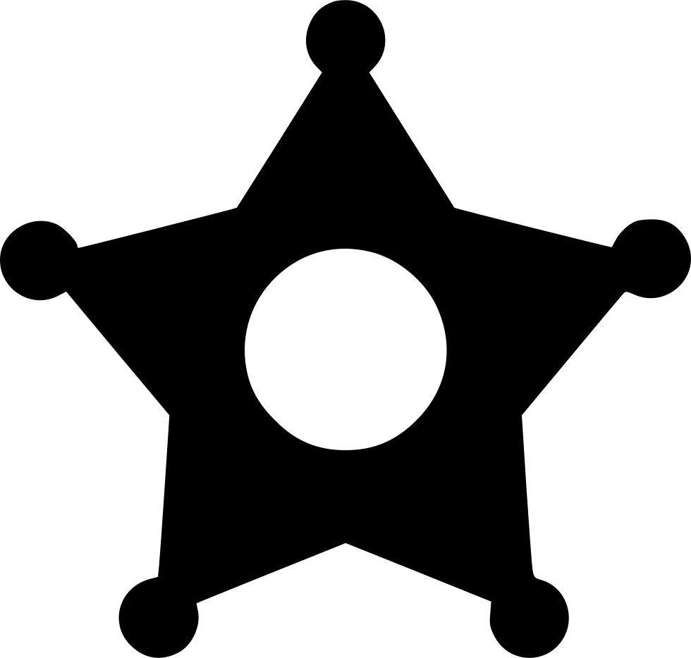 Sheriff Badge Comments Clipart (980x934), Png Download