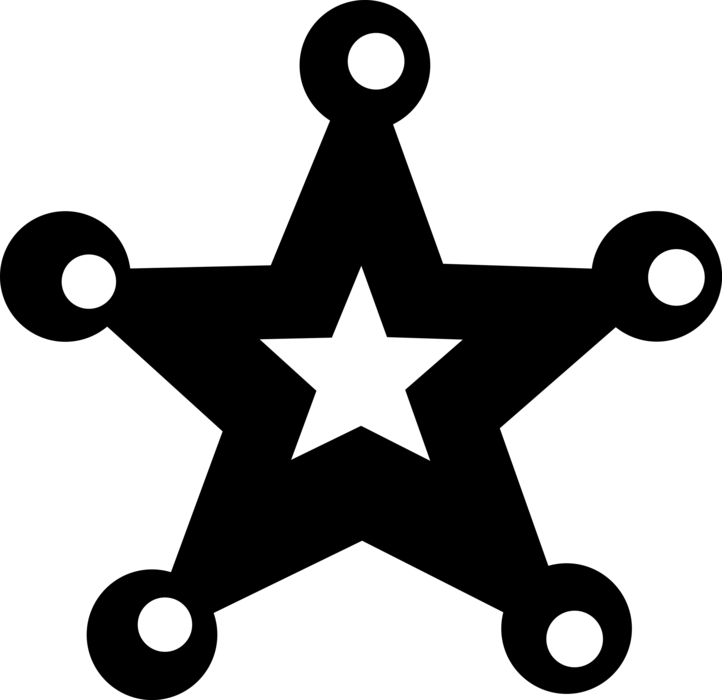 Vector Illustration Of Law And Order Law Enforcement Clipart (722x700), Png Download