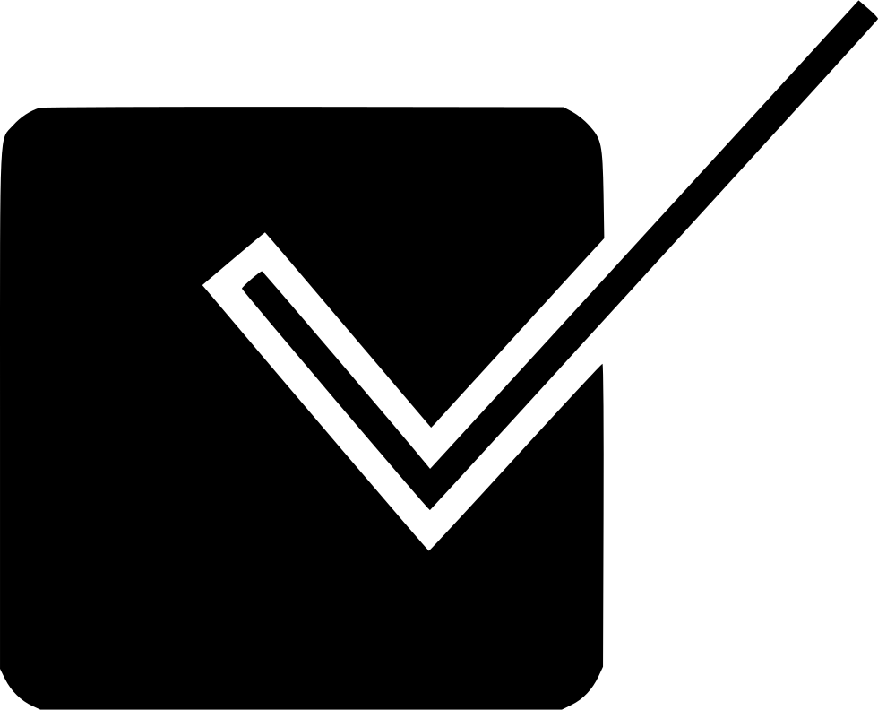 Svg Checkmark Coloring Page Clipart (980x792), Png Download