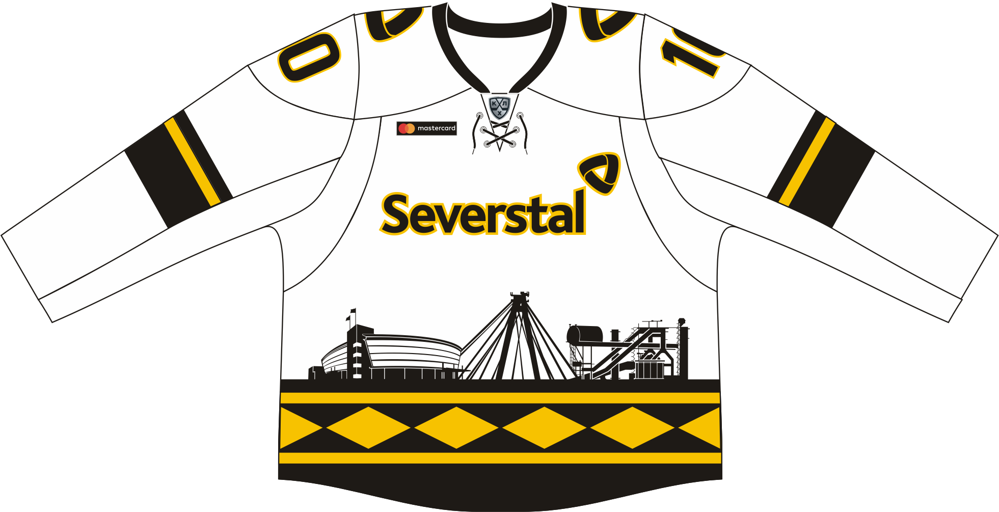 Severstal Cherepovec 2018/19 Clipart (1961x1005), Png Download