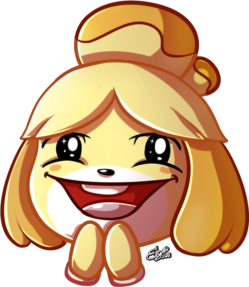Isabelle Is Coming To Smash Clipart (1000x1000), Png Download