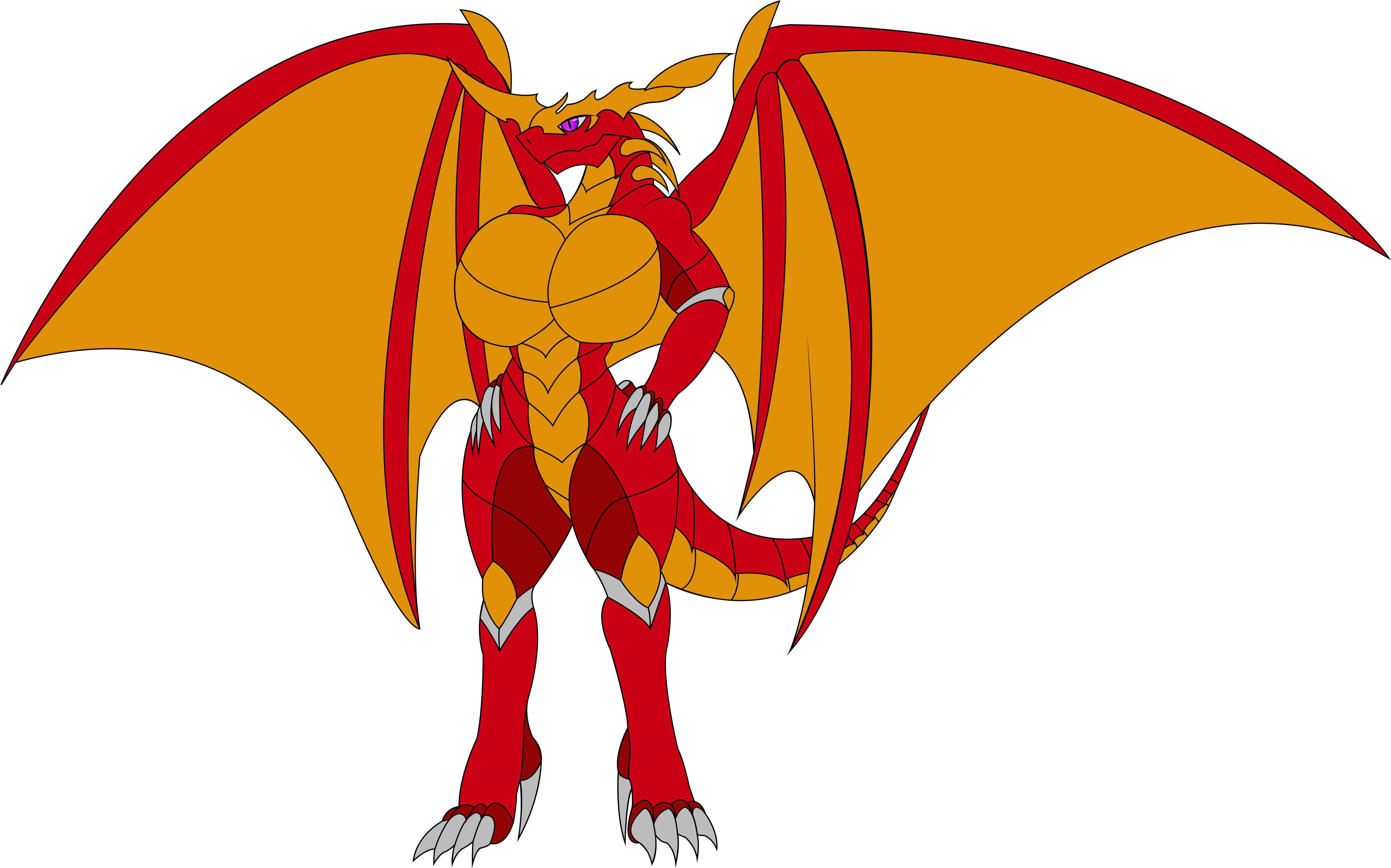 Venus Dragonoid Clipart (4925x3127), Png Download