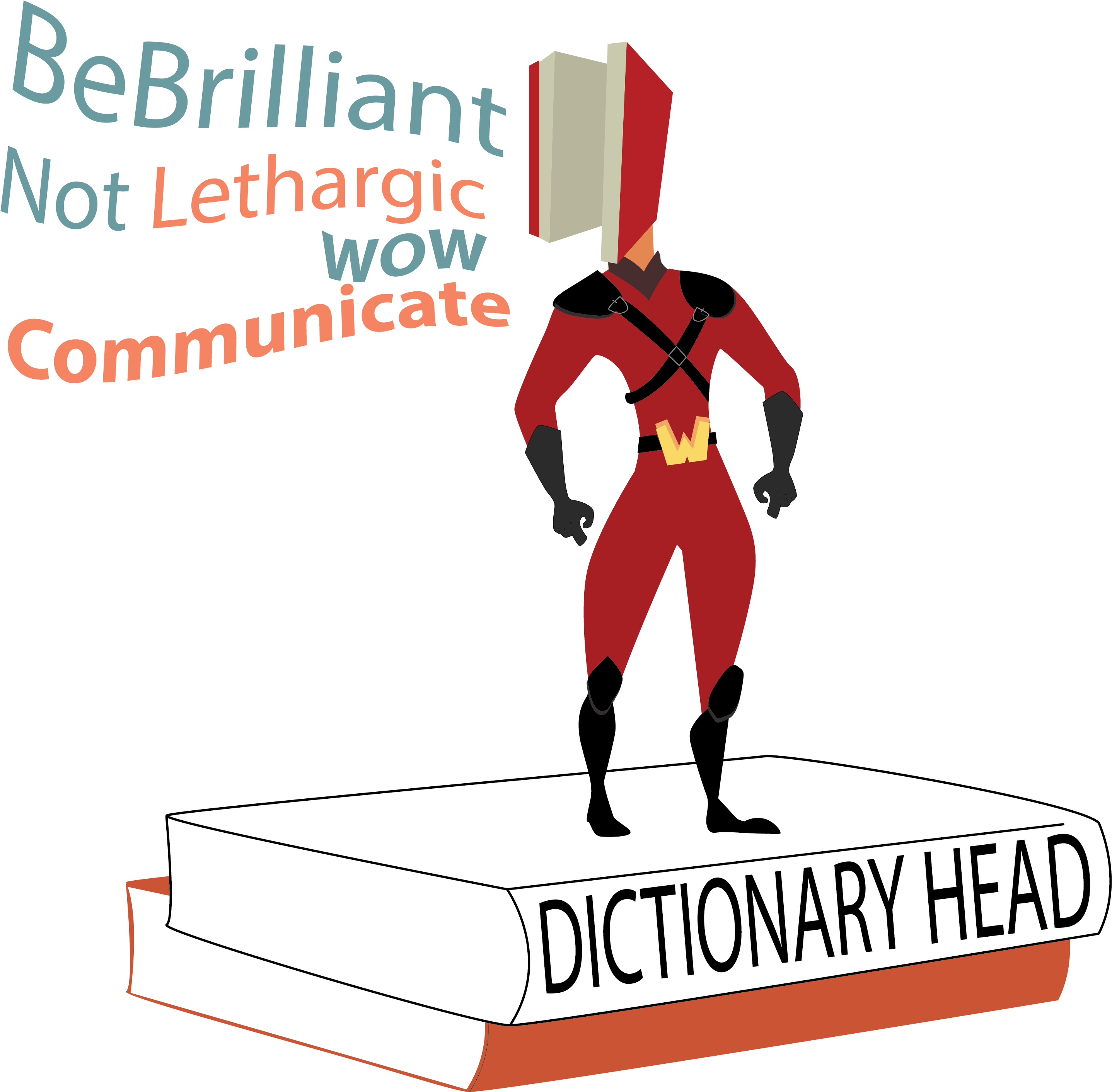 Dictionary Head Entertains As It Educates Each Series Clipart (3000x3000), Png Download