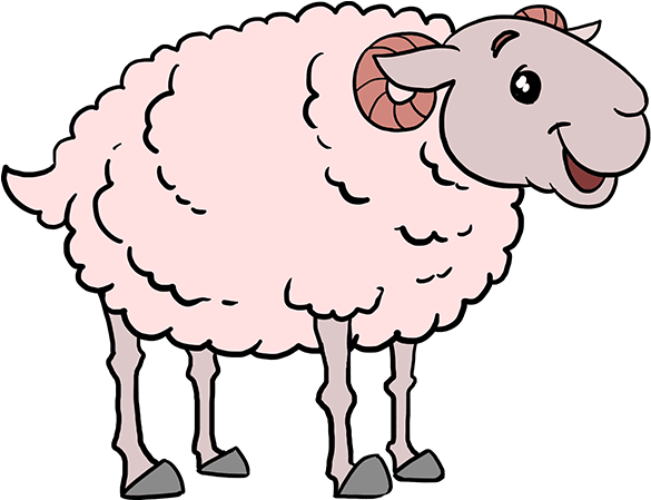 How To Draw Sheep Clipart (680x678), Png Download