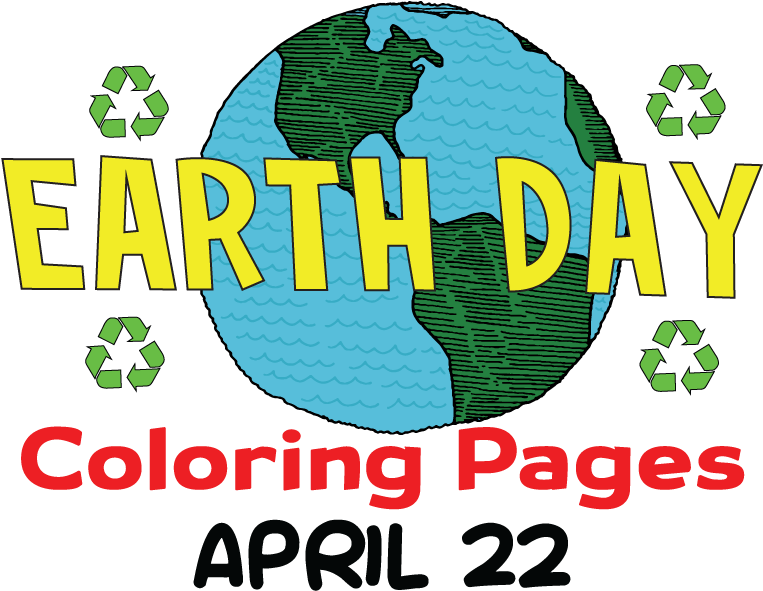 Earth Day Coloring Pages Clipart (792x594), Png Download