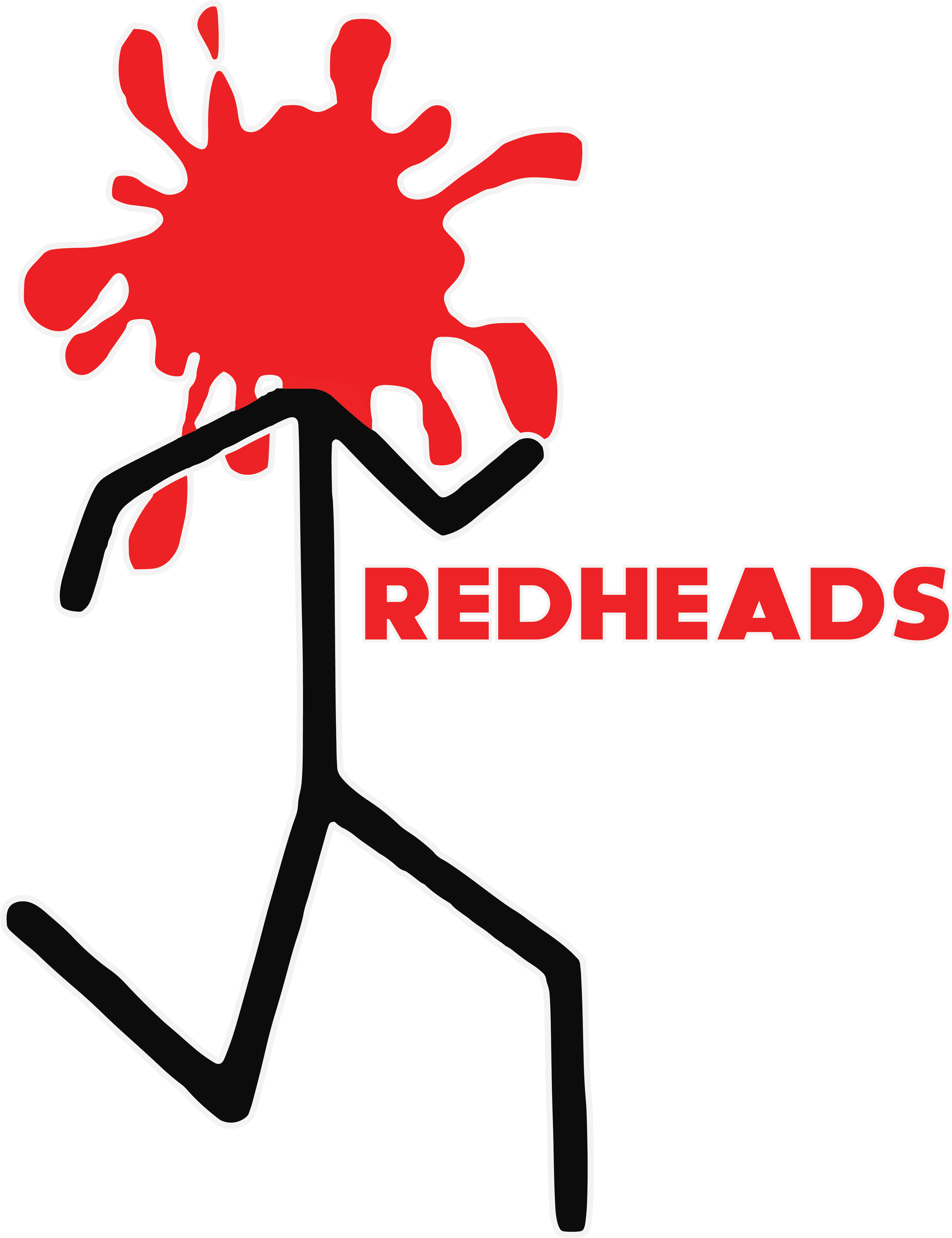 Redheads Paintball Clipart (3582x4625), Png Download