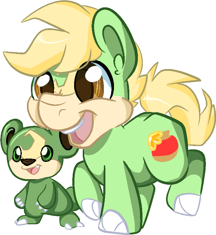 Shiny Teddiursa Pony Clipart (800x800), Png Download
