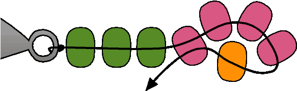 Single Bead Clipart Bring All The Beads Down To Clipart - Png Download (617x617), Png Download