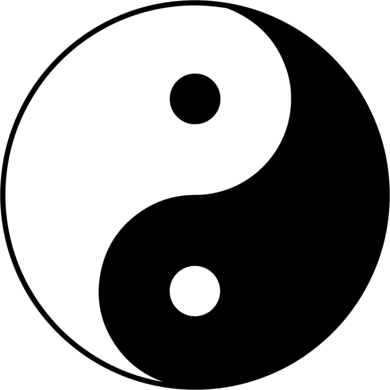 Yin Yang Clipart (800x800), Png Download