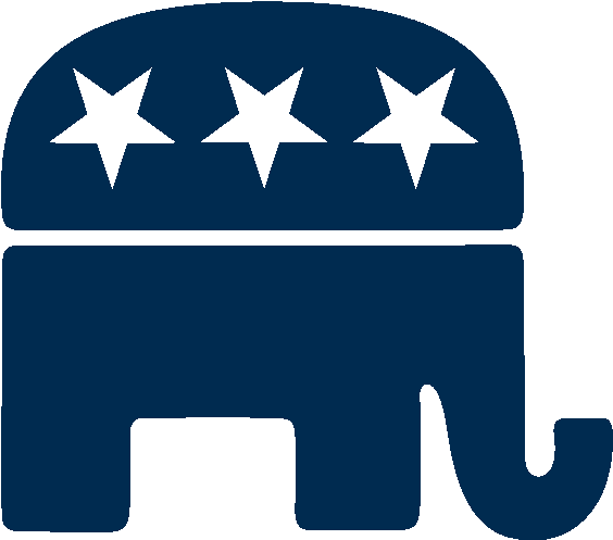 Republican Party Elephant Logo Clipart (600x521), Png Download