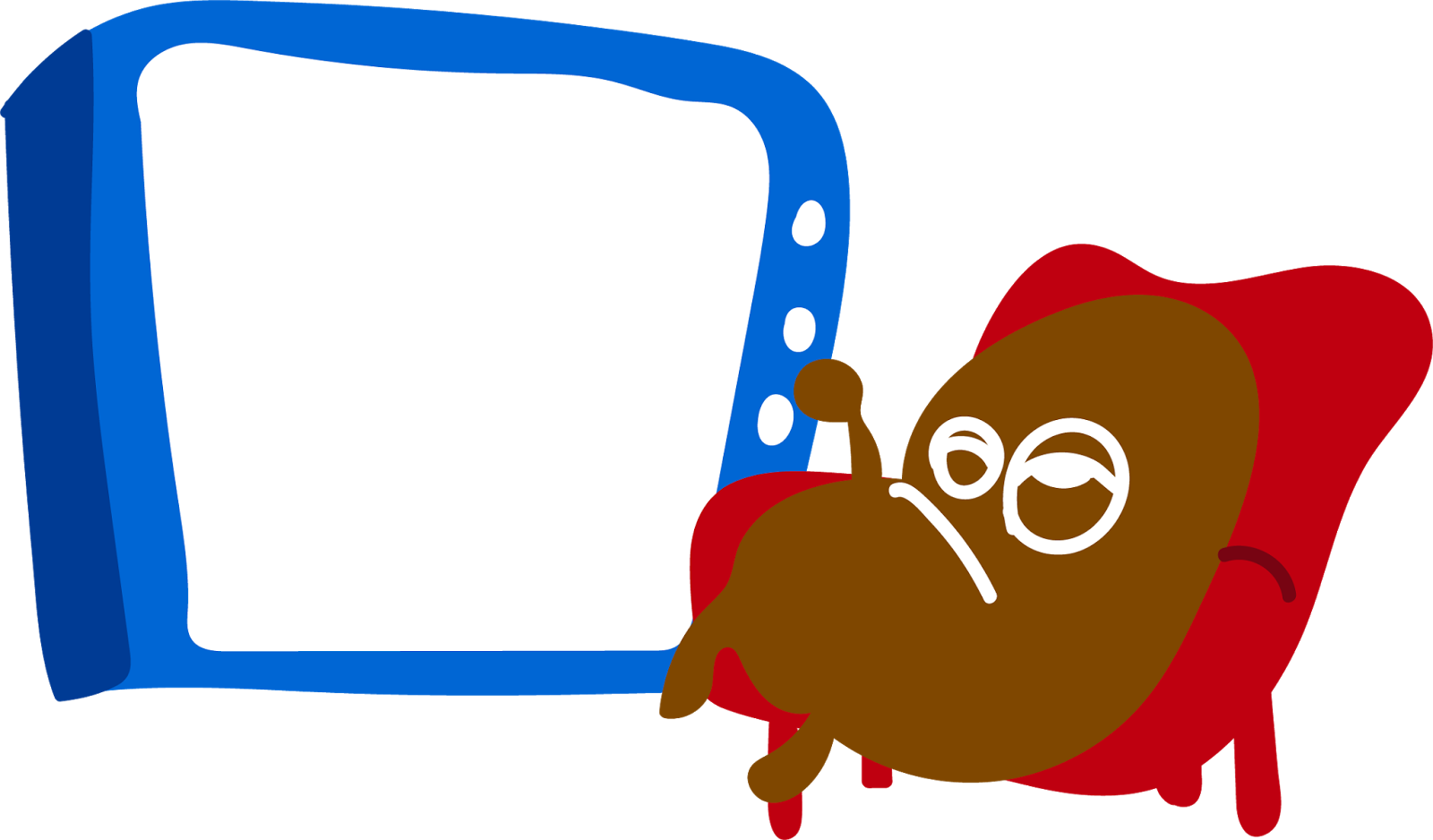 The "couch Potato" Metaphor Is Used To Describe A Person Clipart (1600x938), Png Download