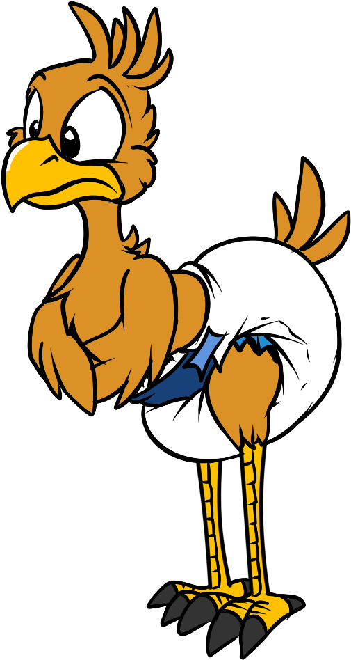 Edward The Emu Clipart (604x1047), Png Download