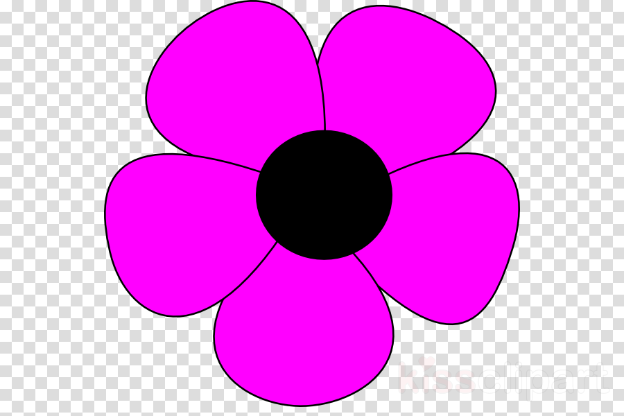 Simple Flower Clipart Drawing Flower Clip Art - Png Download (900x600), Png Download