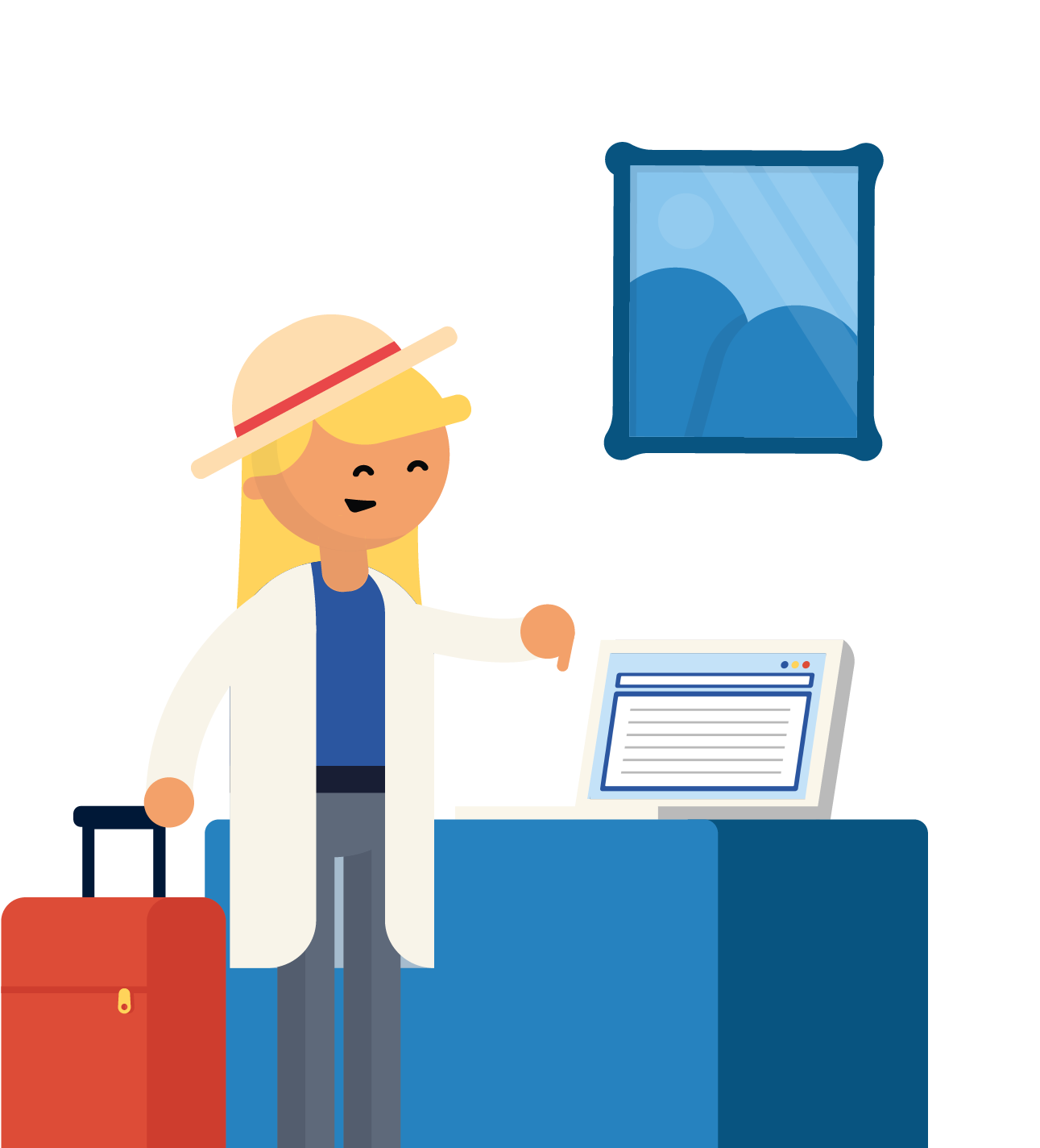 Person Typing In Travel Insurance Information On Laptop Clipart (1424x1423), Png Download