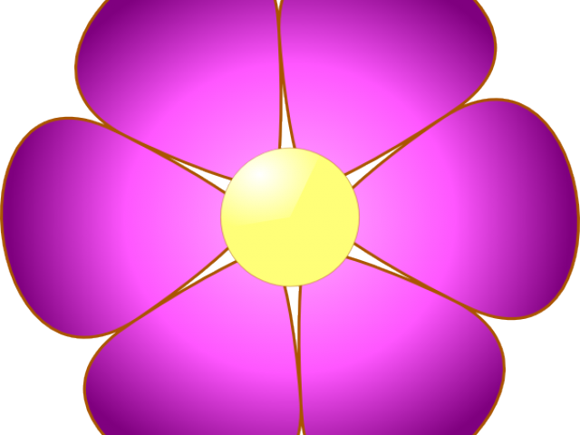 Purple Rose Clipart Single - Png Download (640x480), Png Download