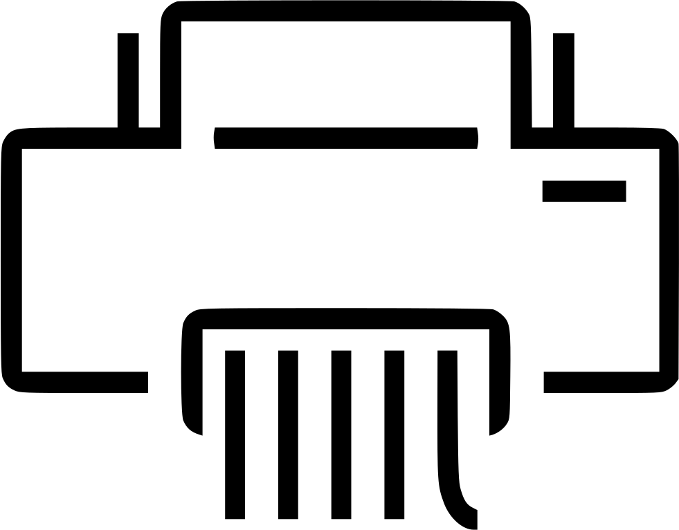 Shredder Machine Comments Clipart (981x766), Png Download