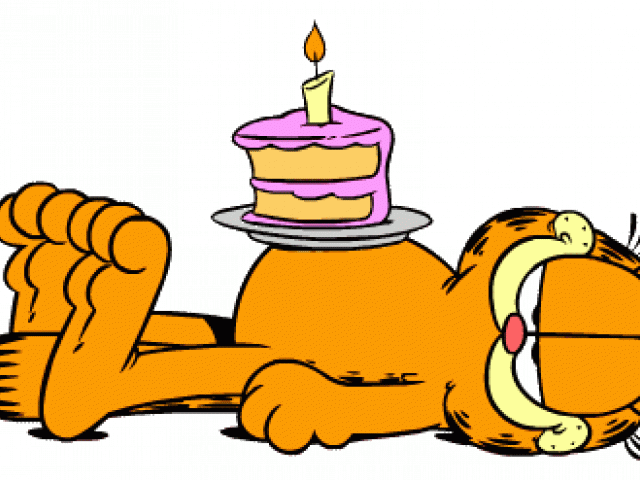 Garfield Clipart Cake - Png Download (640x480), Png Download