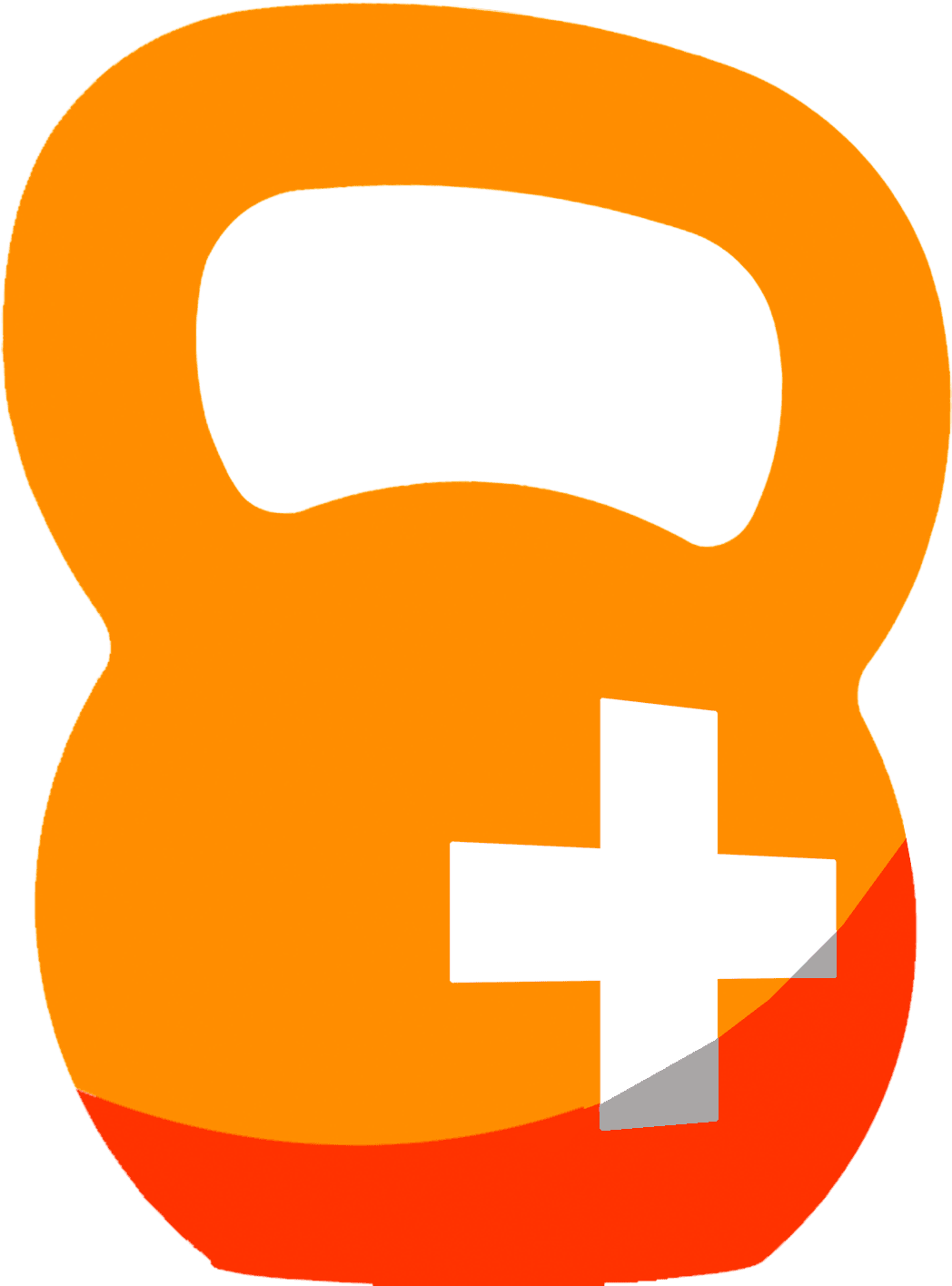 Pluss Kettlebell Logo Clipart (1108x1507), Png Download