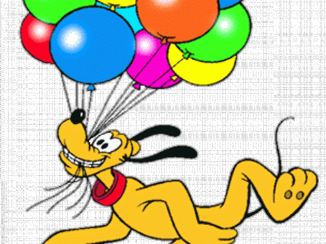 Disney Pluto Clipart Sitting - Png Download (640x480), Png Download