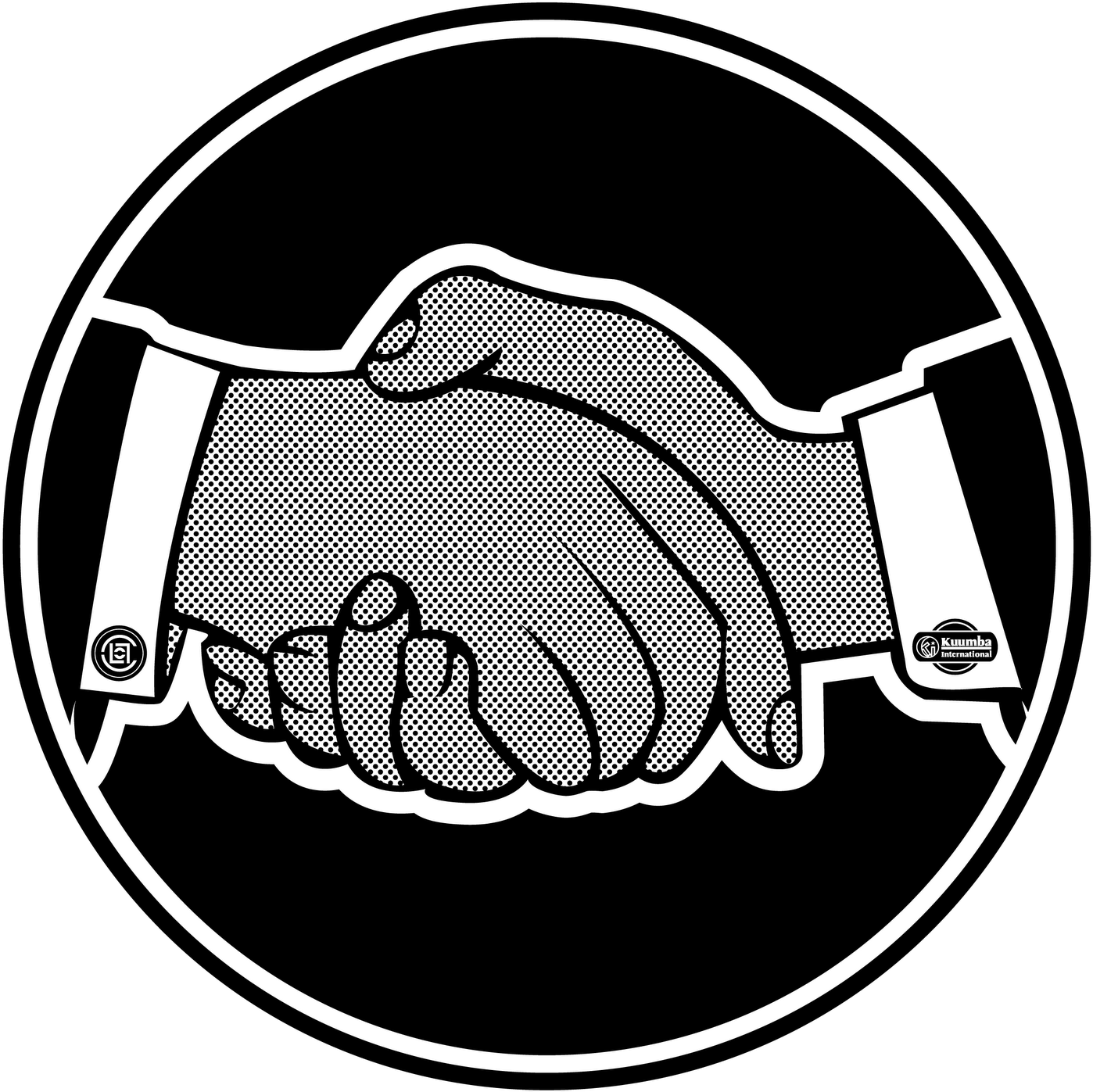 Clip Art Black And White Download Handshake Clipart - Png Download (1600x1396), Png Download