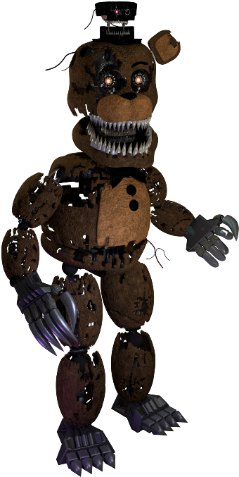Insane Freddy Clipart (600x700), Png Download