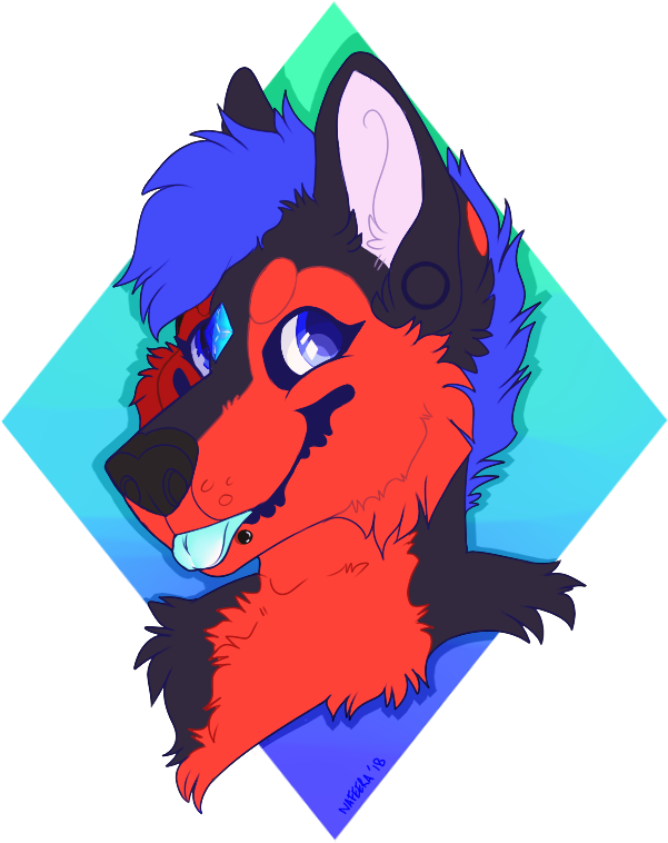 [at] Crystal The Husky Clipart (650x800), Png Download