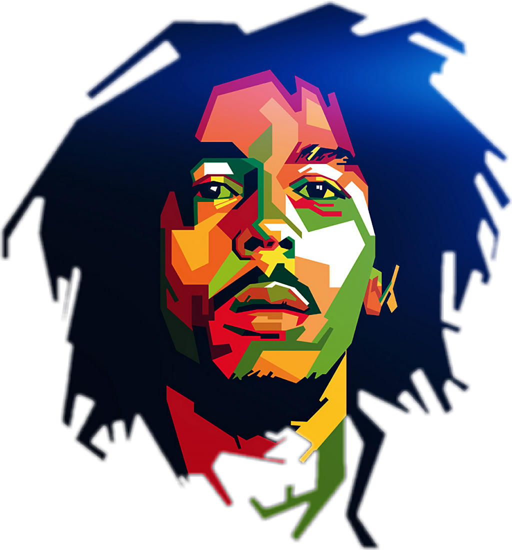 Bob Marley Clip Art - Png Download (1024x1100), Png Download
