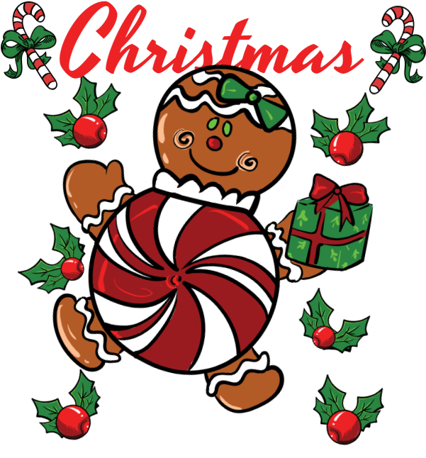 Christmas Treats Clipart (600x680), Png Download