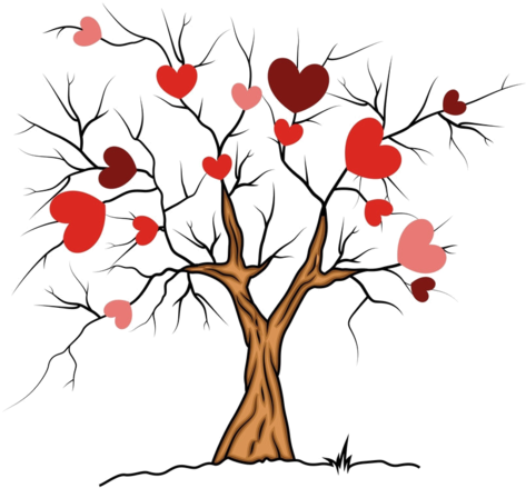 Family Theme, Saint Valentin, Tube, Crayon Art, Love, Clipart (600x513), Png Download