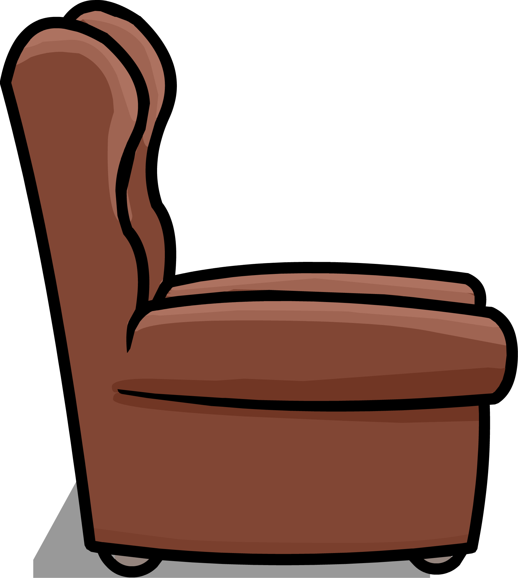 Book Room Arm Chair Sprite 007 Clipart (1807x2015), Png Download