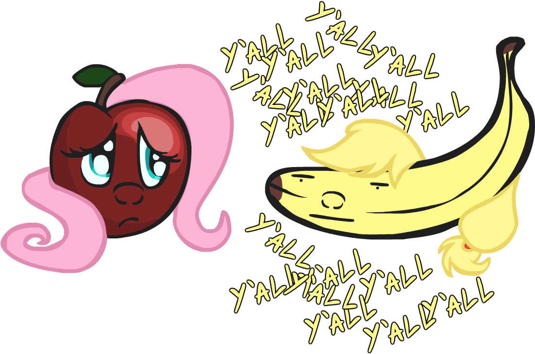 Mane 6 As Vegetables Clipart (1100x761), Png Download