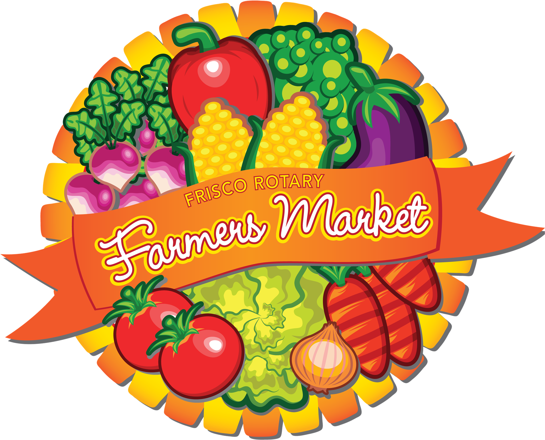 Frisco Rotary Farmers Market Clipart (1980x1572), Png Download