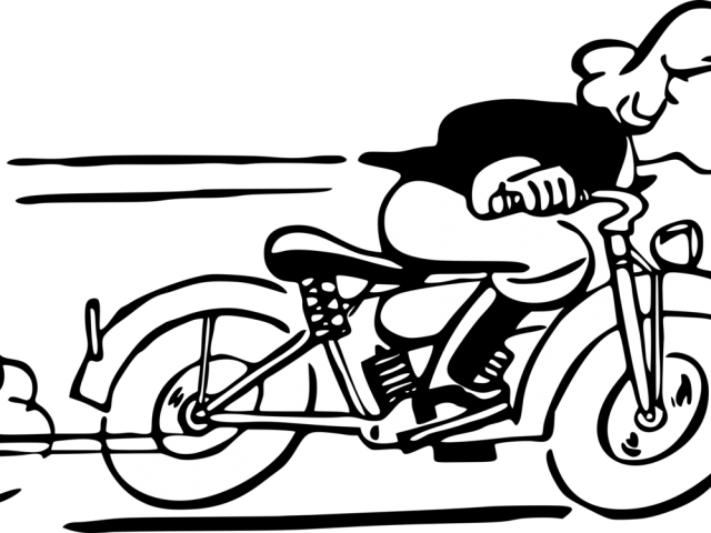 Rider Clipart Motorcycle Driver - Png Download (640x480), Png Download